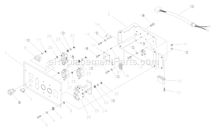 Page B Diagram and Parts List for 1932-0  Briggs and Stratton Generator